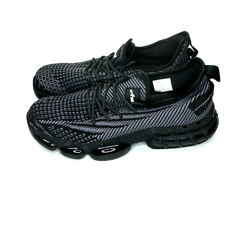 Arisic Black Lightweight Composite Safety-Toe Work Shoes Men’s US 12 / EU 45